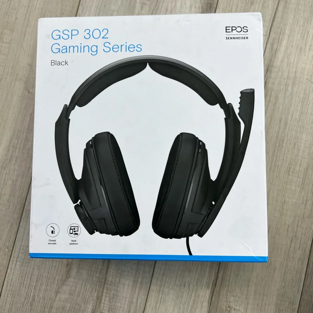 GSP 302 Gaming series gaming headset in black